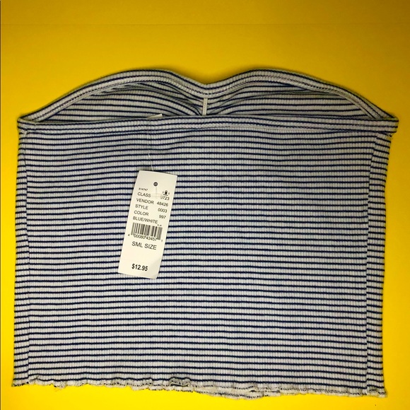 PACSUN x Basics Stripped Tube Top - Picture 3 of 5